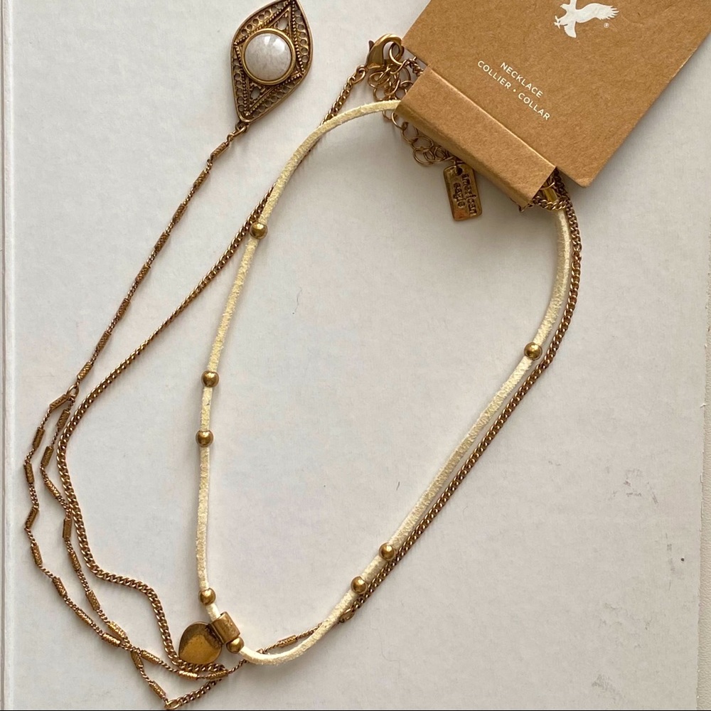 Free w/purchase AEO Bohemian Layered Necklace